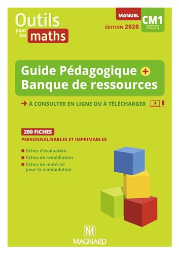Imagen de archivo de Outils pour les Maths CM1 (2020) - Guide pdagogique papier + Banque de ressources  tlcharger a la venta por Buchpark
