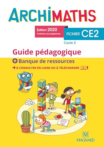 Stock image for Archimaths CE2 (2020) - Guide pdagogique papier + Banque de ressources  tlcharger for sale by Ammareal
