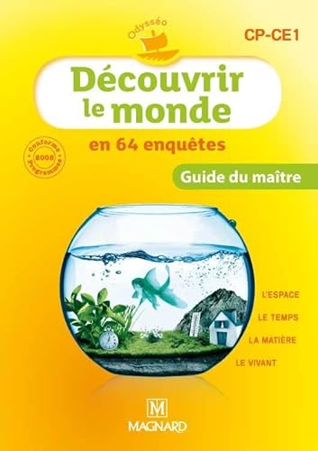 Beispielbild fr Dcouvrir le monde CP-CE1 : Guide du matre, programmes 2008 zum Verkauf von Ammareal