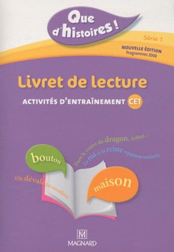 Stock image for Livret de lecture : Activits d'entranement CE1, programmes 2008 for sale by Ammareal