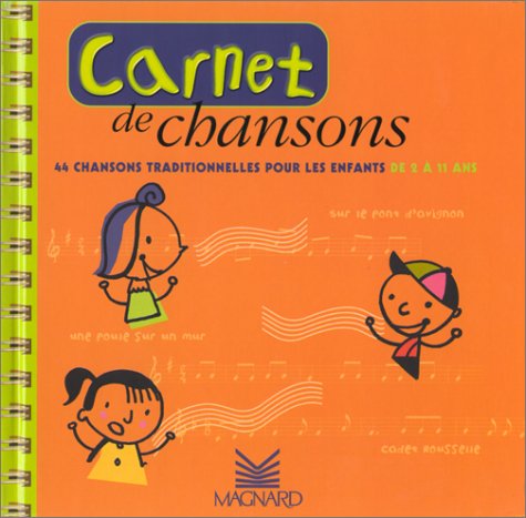 Imagen de archivo de Carnet de chansons a la venta por SecondSale