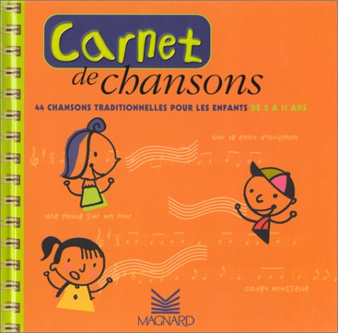 Stock image for Carnet de chansons for sale by SecondSale