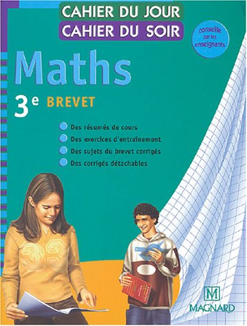 Beispielbild fr Maths 3e brevet zum Verkauf von Ammareal