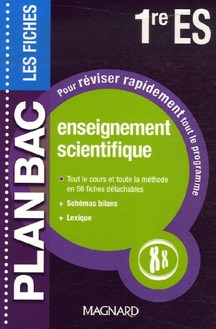 9782210746275: Enseignement scientifique 1e ES