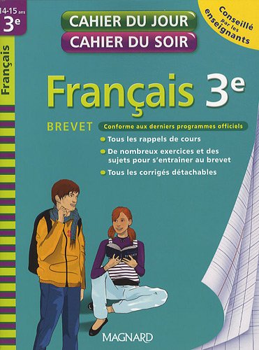 Stock image for Franais 3e Brevet for sale by Ammareal