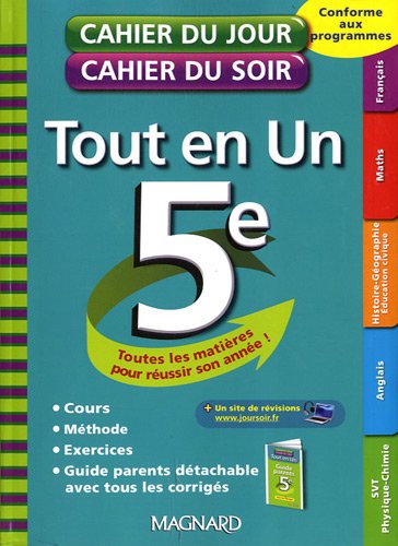 Stock image for Tout En Un 5e : Toutes Les Matires Pour Russir Son Anne ! : Cours, Mthode, Exercices, Guide Pare for sale by RECYCLIVRE