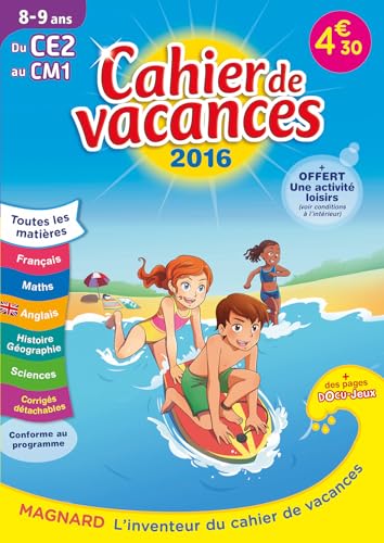 9782210750265: Cahier de vacances du CE2 au CM1 8-9 ans