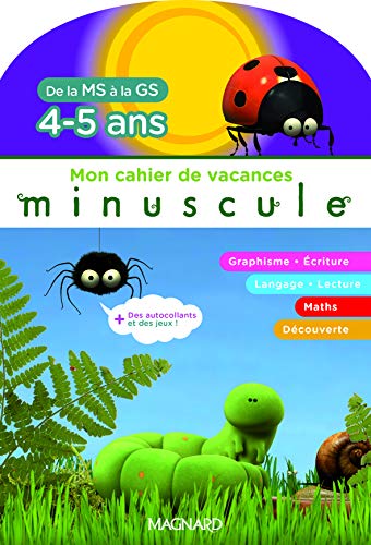 9782210750920: Mon cahier de vacances Minuscule de la MS  la GS: 4-5 ans, avec des autocollants + des jeux !