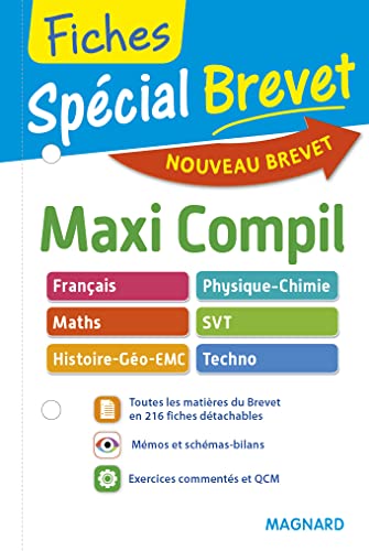 Beispielbild fr Spcial Brevet - Maxi Compil de Fiches 3e - Nouveau programme 2016 zum Verkauf von Ammareal