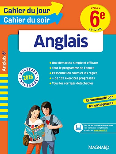Stock image for Cahier du jour/Cahier du soir Anglais 6e - Nouveau programme 2016 for sale by Ammareal