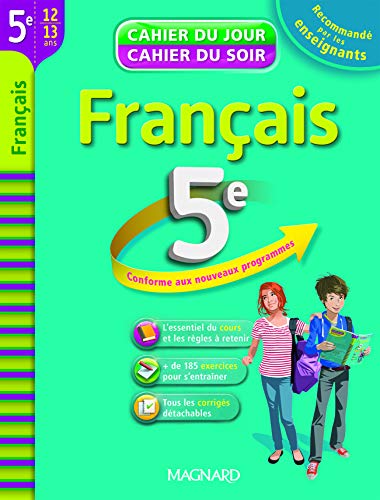 Beispielbild fr Cahier du jour/cahier du soir - Français 5e (Jour soir Cahiers coll ge) (French Edition) zum Verkauf von HPB-Red