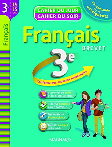Stock image for Franais 3e : cahier de rvision et d'entranement for sale by EPICERIE CULTURELLE