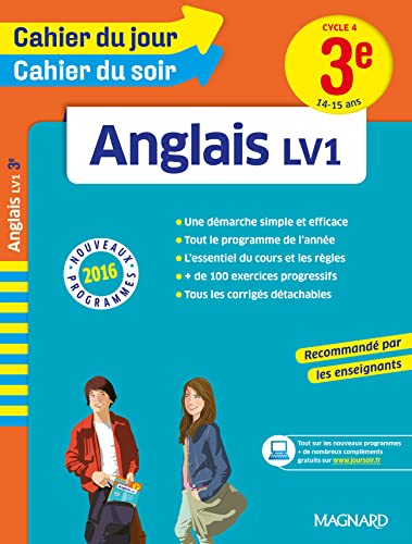 Stock image for Cahier du jour/Cahier du soir Anglais 3e - Nouveau programme 2016 for sale by Ammareal