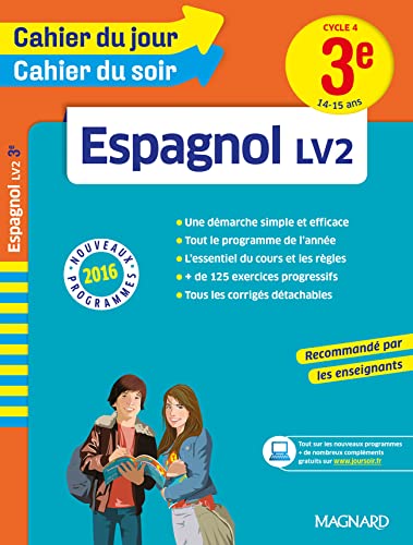 Beispielbild fr Espagnol Lv2 3e, Cycle 4, 14-15 Ans : Nouveaux Programmes 2016 zum Verkauf von RECYCLIVRE