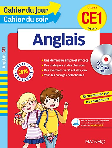 Imagen de archivo de Cahier du jour/Cahier du soir Anglais CE1 - Nouveau programme 2016 a la venta por Ammareal