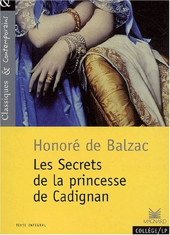 Beispielbild fr Les secrets de la princesse de cadignan zum Verkauf von Wonder Book