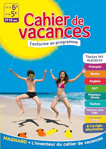 9782210756908: Cahier de vacances De la 6e  la 5e: 11-12 ans