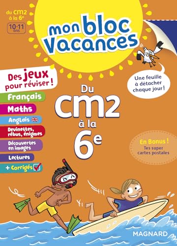 Beispielbild fr Mon Bloc Vacances : Du CM2  la 6e zum Verkauf von Revaluation Books