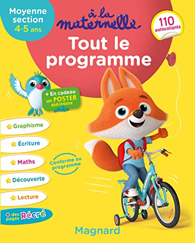 Beispielbild fr A La Maternelle, Moyenne Section, 4-5 Ans : Tout Le Programme zum Verkauf von RECYCLIVRE