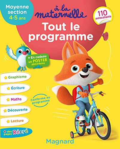 Stock image for A La Maternelle, Moyenne Section, 4-5 Ans : Tout Le Programme for sale by RECYCLIVRE