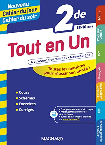 Beispielbild fr Tout En Un 2de, 15-16 Ans : Toutes Les Matires Pour Russir Son Anne ! : Nouveaux Programmes, Nouv zum Verkauf von RECYCLIVRE