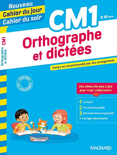 9782210764064: Orthographe et dictes CM1 - Nouveau Cahier du jour Cahier du soir