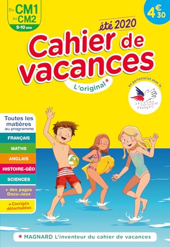 Stock image for Cahier de vacances 2020, du CM1 vers le CM2 9-10 ans: Magnard, l  inventeur du cahier de vacances for sale by WorldofBooks