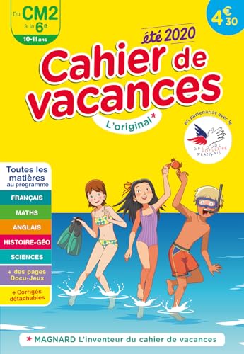 Beispielbild fr Cahier de Vacances 2020 du CM2 Vers 6e 10-11 Ans zum Verkauf von medimops