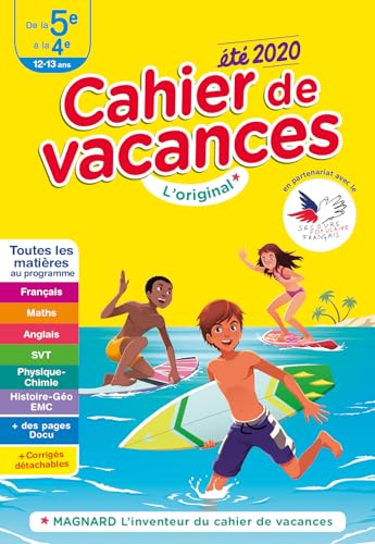 Beispielbild fr Cahier de Vacances Ete 2020 de la 5e a la 4e 12-13 Ans zum Verkauf von medimops