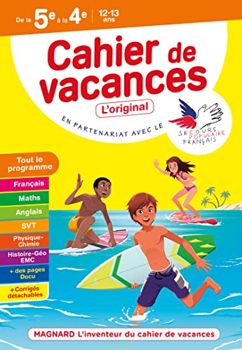 Stock image for Cahier de vacances 2022, de la 5e vers la 4e: Magnard, l'inventeur des cahiers de vacances for sale by Ammareal