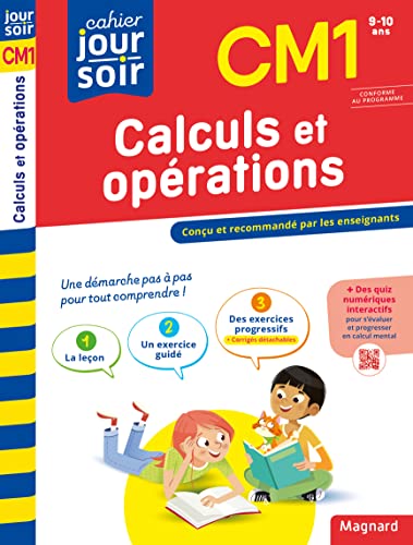 Beispielbild fr Calculs et oprations CM1 - Cahier Jour Soir: Conu et recommand par les enseignants zum Verkauf von medimops