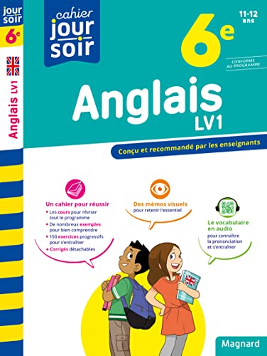 Stock image for Anglais 6e LV1 - Cahier Jour Soir: Conu et recommand par les enseignants for sale by Buchpark