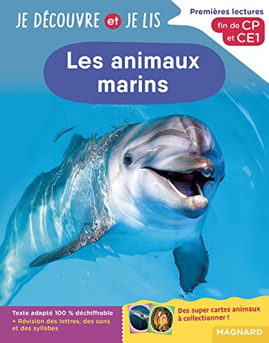 Stock image for Je dcouvre et je lis CP et CE1 - Les animaux marins: Premires lectures, premires dcouvertes for sale by Buchpark