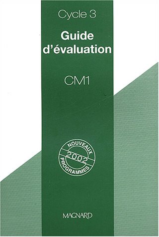 9782210891081: Guide d'valuation CM1 cycle 3: Nouveaux programmes 2002