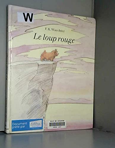 Imagen de archivo de Le Loup rouge a la venta por Ammareal