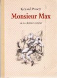 Beispielbild fr Monsieur max ou le dernier combat zum Verkauf von Ammareal