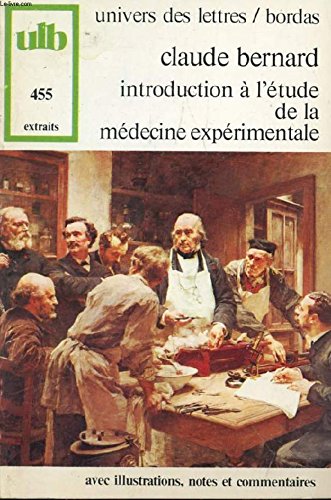 9782211124089: Introduction à l'étude de la médecine expérimentale