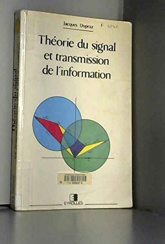 Beispielbild fr Theorie signal et transmission de l'info. zum Verkauf von medimops