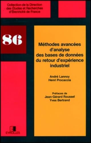 9782212016413: Mthodes avances d'analyse des bases de donnes du retour d'exprience industriel