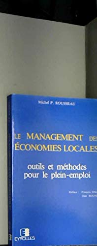 Stock image for Le management des conomies locales for sale by A TOUT LIVRE