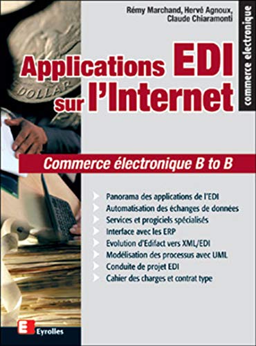 Beispielbild fr Applications EDI sur l'Internet zum Verkauf von Ammareal