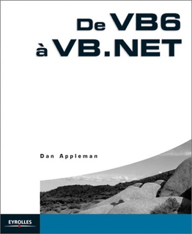 Stock image for De VB6  VB.NET for sale by Ammareal