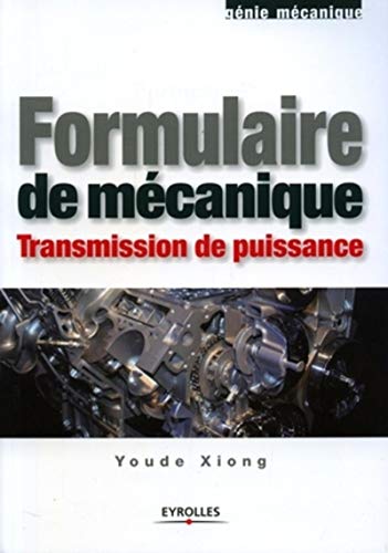 Stock image for Formulaire de mcanique : Transmission de puissance for sale by Revaluation Books