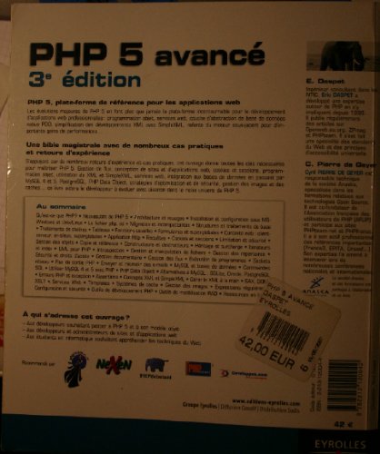 Stock image for PHP 5 avanc for sale by Ammareal