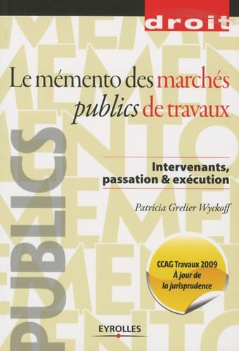 9782212126433: Le mmento des marchs publics de travaux (French Edition)