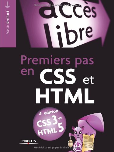 9782212133387: Premiers pas en CSS et HTML CSS 3 et HTML 5
