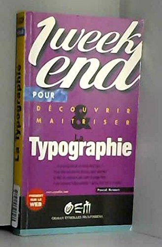 Imagen de archivo de La Typographie a la venta por Ammareal