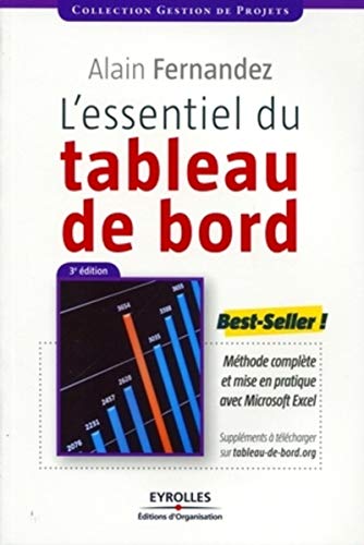 Imagen de archivo de L'essentiel du tableau de bord m thode compl te et mise en pratique avec Microsoft Excel: suppl ments  t l charger sur. (ED ORGANISATION) a la venta por ThriftBooks-Dallas