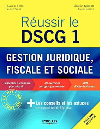 9782212562637: Russir le DSCG 1 Gestion juridique, fiscale et sociale