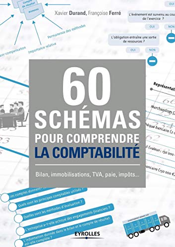 Imagen de archivo de 60 Schmas Pour Comprendre La Comptabilit : Bilan, Immobilisations, Tva, Paie, Impts. a la venta por RECYCLIVRE